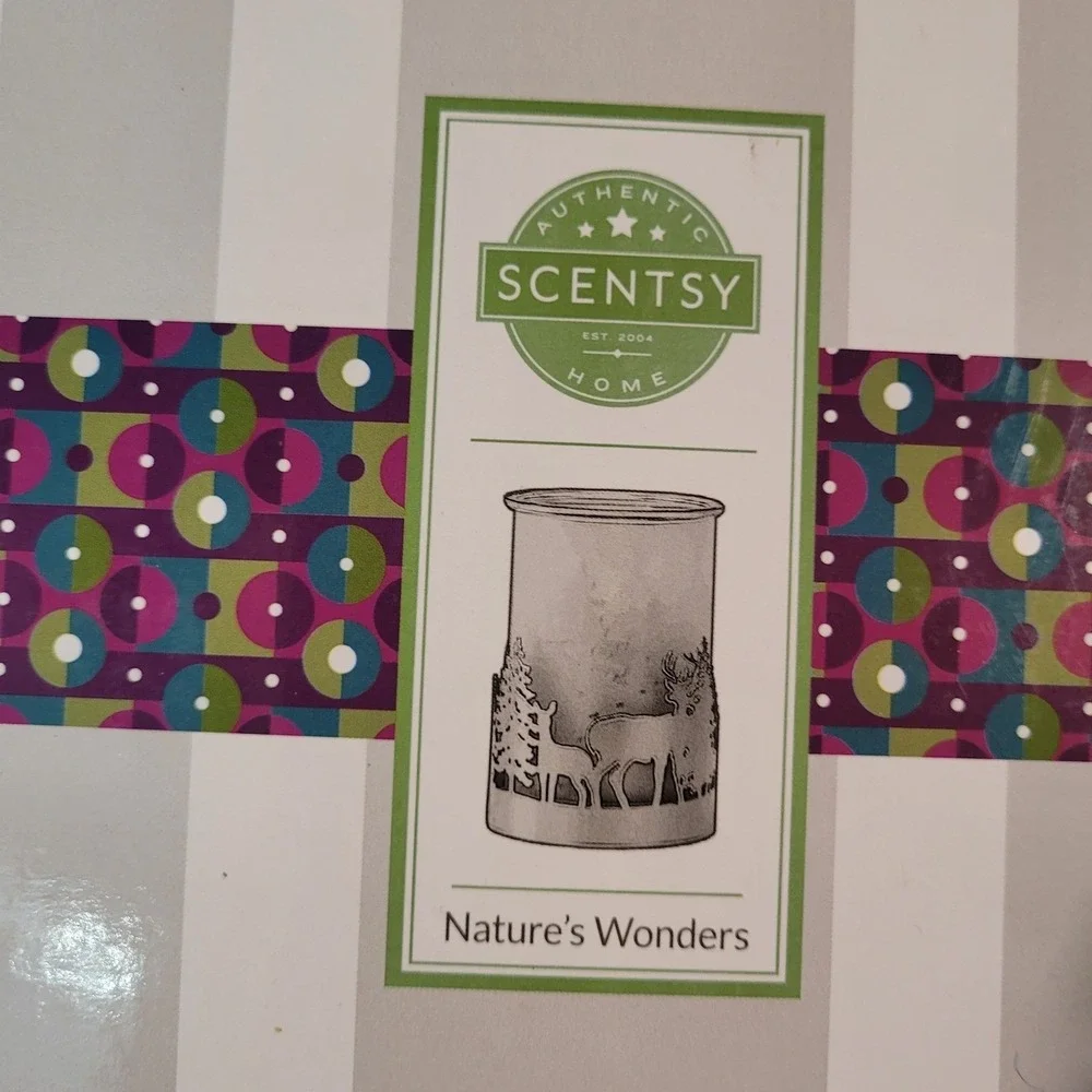 Scentsy‎ Nature's Wonders Warmer Deer Forest Silhouette Electric Wax Warmer